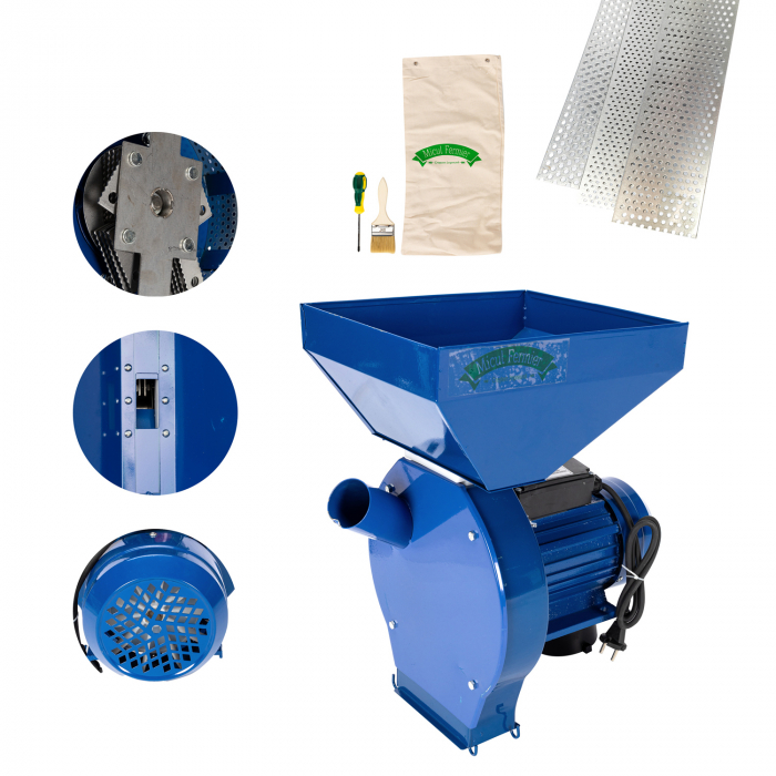 Moara nr. 2 Micul Fermier cu sac 2.5kw cuva mare [9]