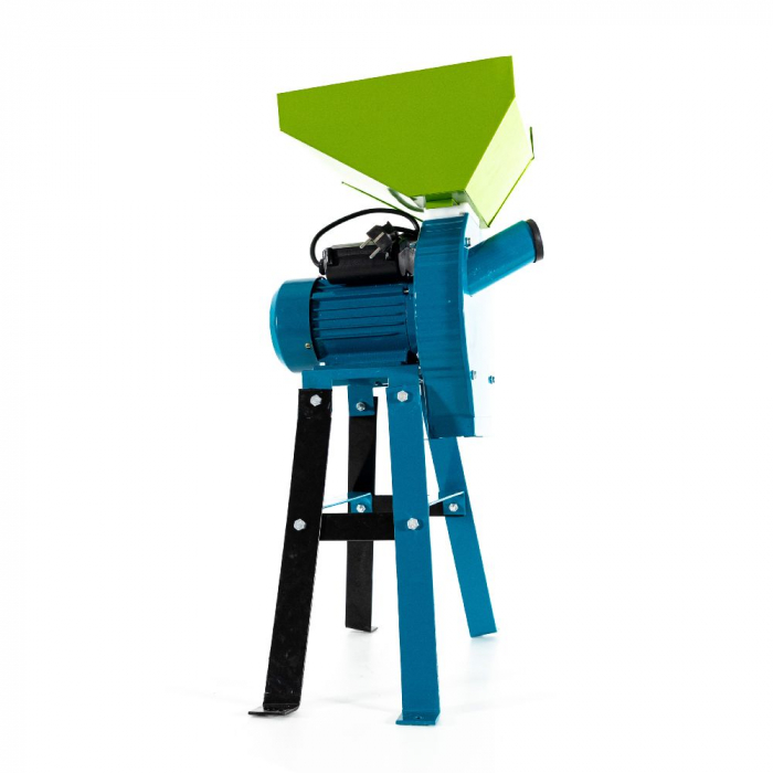 Moara Wertcraft cuva mare cu suport 3.5 Kw, 2850 Rpm, 4 site, 20 ciocanele, capacitate maxima de maruntire 350 kg/h + Butuc Ciocanele [2]