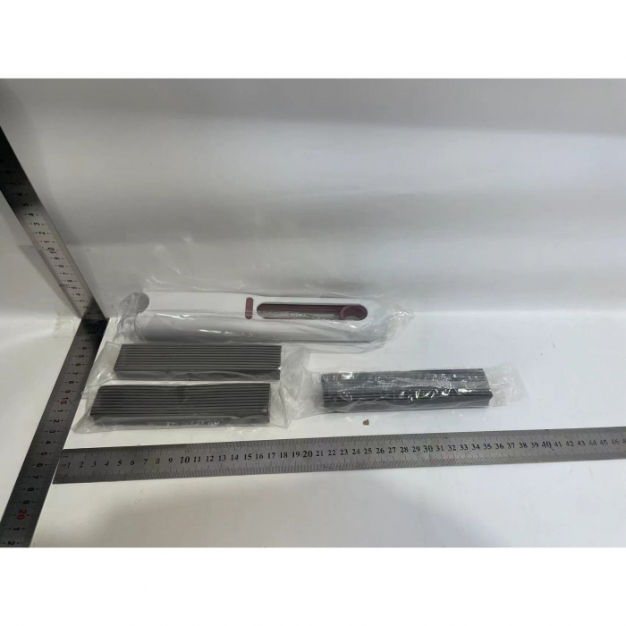 Mop de mână Flippy, mini portabil, cu sistem de stoarcere, dispozitiv de curățare manuală, cu burete absorbant, material PVA, suprafețe și ferestre multiple, 29,5 x 15,5 cm, alb Culoare: Patentat [mop [2]