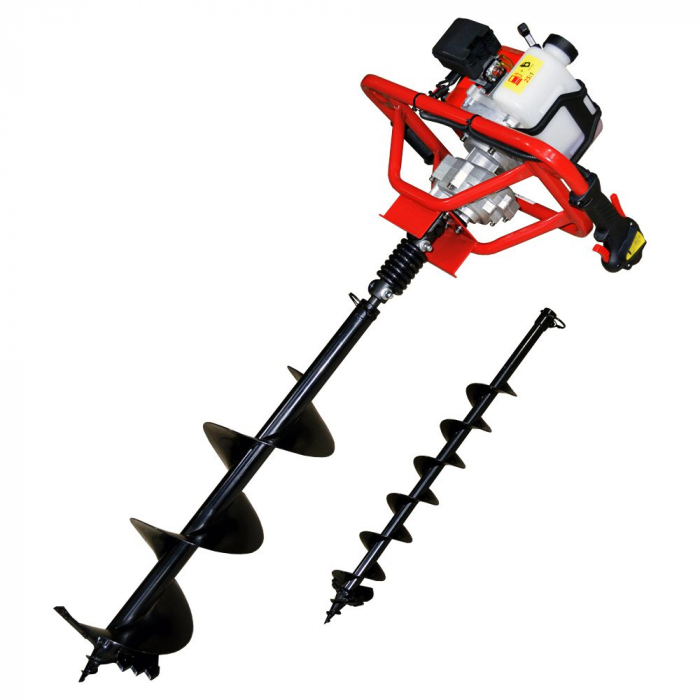 Motoburghiu de pamant Rotakt MTBG250/805 + Kit burghiu 100 mm si 200 mm si cuplaj elastic [1]