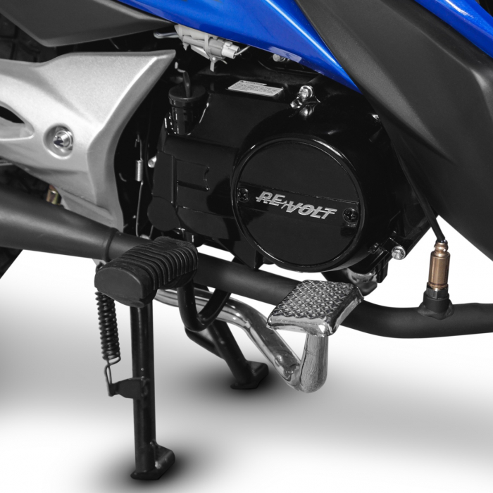 Motocicleta pe benzina, 125 cc, euro5, in 4 timpi, Revolt NEO, albastru [9]