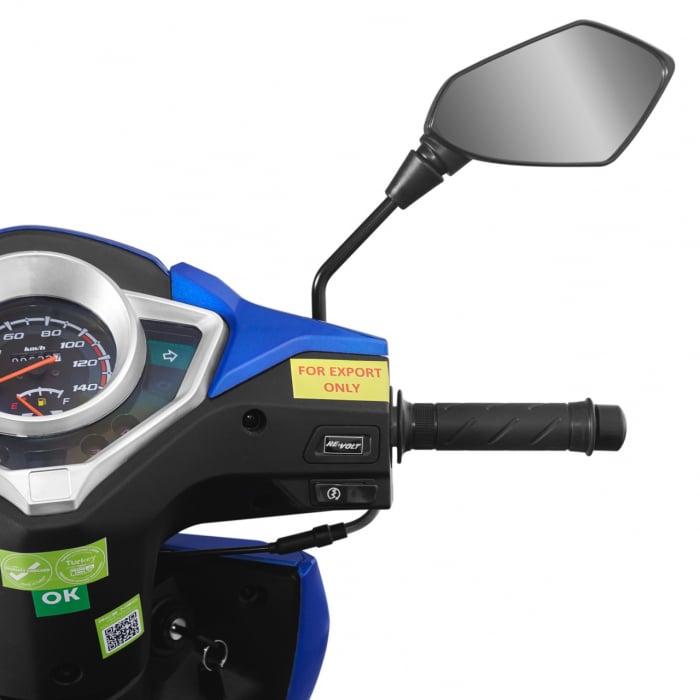Motocicleta pe benzina, 125 cc, euro5, in 4 timpi, Revolt NEO, albastru [4]