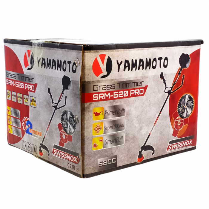 Motocoasa pe benzina Yamamoto 520PRO, 6.7 Cp, 52 CC, 5 acc. incluse [5]