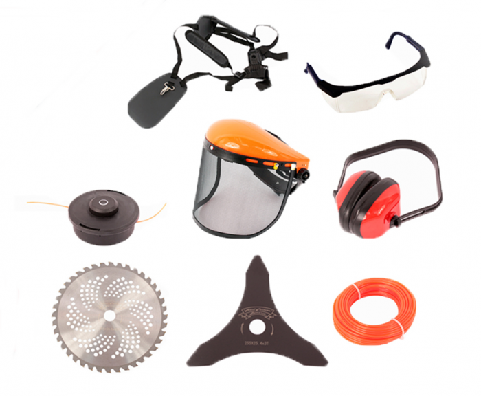 *Lichidare de stoc*Motocoasa pe benzina DDT, 6 Cp, 51 CC, 8 acc. incluse [4]