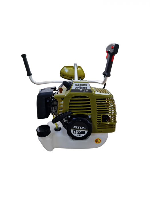 Motocoasa pe benzina EL5500 Eltos 4.7 CP , 5500 W, 10.000 rpm + Perie zapada/maturat [4]