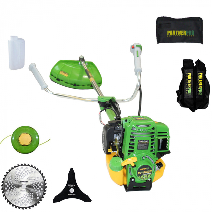 Motocoasa pe benzina PartnerPro PP5600 , 4 T, 5.6CP, 52CC [1]