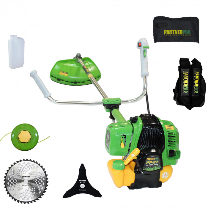 Motocoasa pe benzina PartnerPro PP57 , 6CP, 52CC, 2T [1]