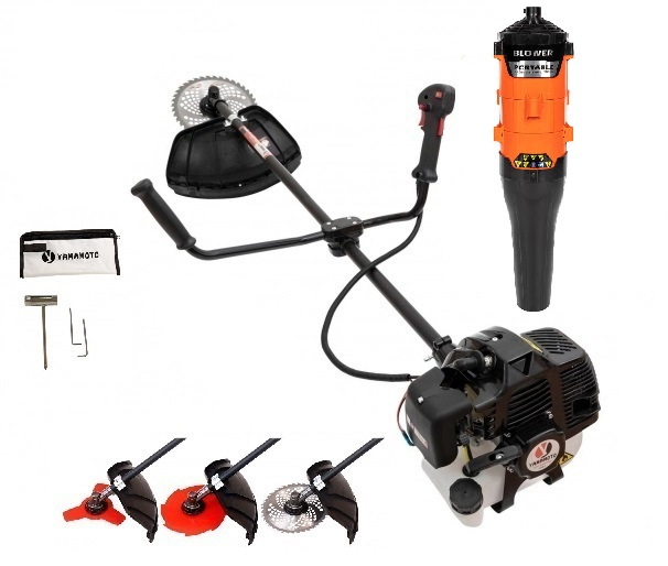 Motocoasa pe benzina Yamamoto 520PRO, 6.7 Cp, 52 CC, 5 acc. incluse + Accesoriu pentru suflat frunze [1]