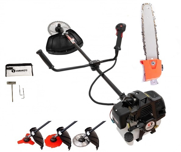 Motocoasa pe benzina Yamamoto 520PRO, 6.7 Cp, 52 CC, 5 acc. incluse + Accesoriu taiat crengi 28MM*9T [1]
