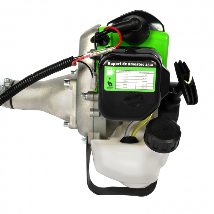 Motocositoare Micul Fermier 1CP, 25.4CC, motor benzina 2T, pornire rapida, 3 accesorii, tija 26mm [12]