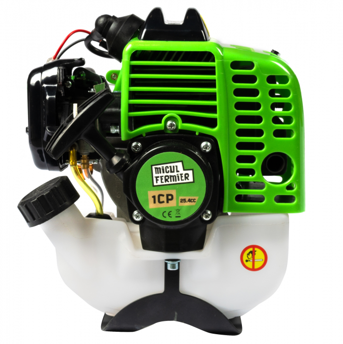 Motocositoare Micul Fermier 1CP, 25.4CC, motor benzina 2T, pornire rapida, 3 accesorii, tija 26mm [10]