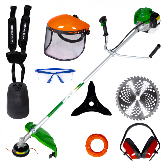 Motocositoare pe benzina 712 cu 10 accesorii, 52CC [1]