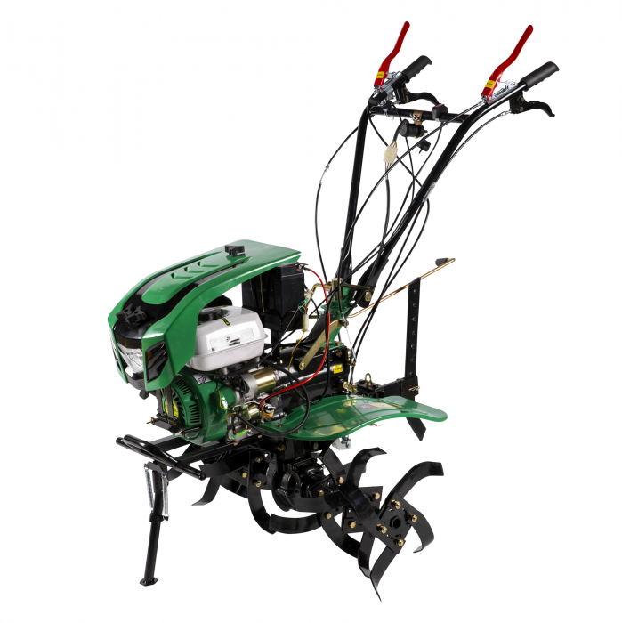 Motocultor Micul Fermier GF-2294, 7.5 Cp, 212 CC, start electric, grup freze, roti, manicoti grup freze & manicoti roti [3]