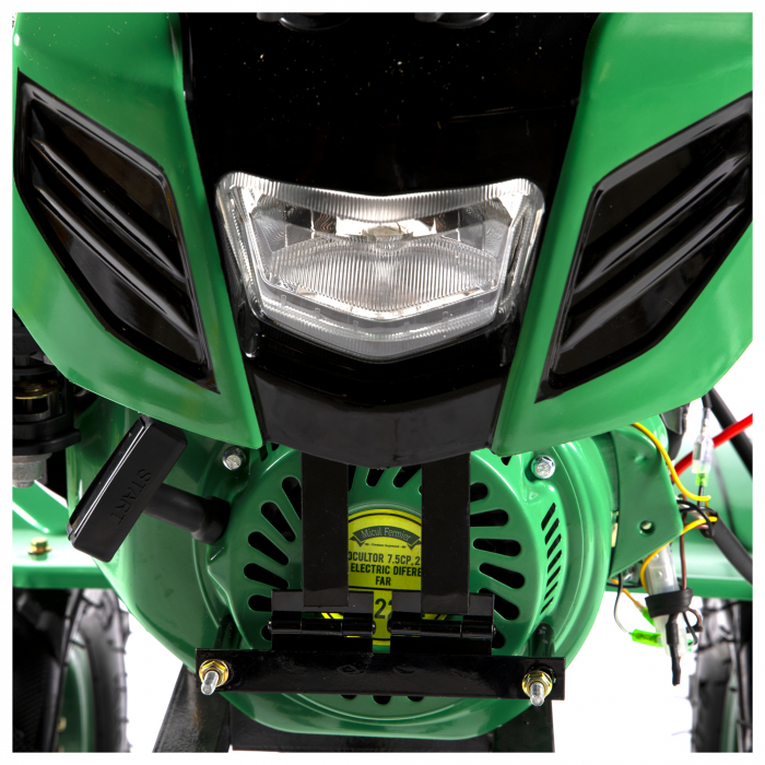 Motocultor Micul Fermier GF-2294, 7.5 Cp, 212 CC, start electric, grup freze, roti, manicoti grup freze & manicoti roti [9]