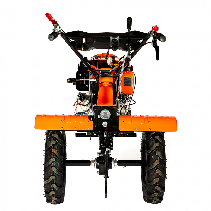 *OFERTA PROMO* Motocultor Detoolz 11CP 418CC, motorina, 4T, 3 viteze, pornire electrica, cu roți [23]