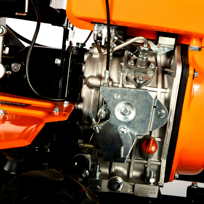 *OFERTA PROMO* Motocultor Detoolz 11CP 418CC, motorina, 4T, 3 viteze, pornire electrica, cu roți [8]