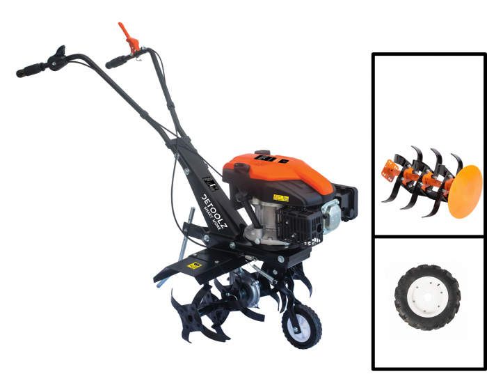 *Super Pret* Motocultor Detoolz 6CP 173CC, motor 4T, latime taiere 590mm, Euro V, 3000 rpm [6]