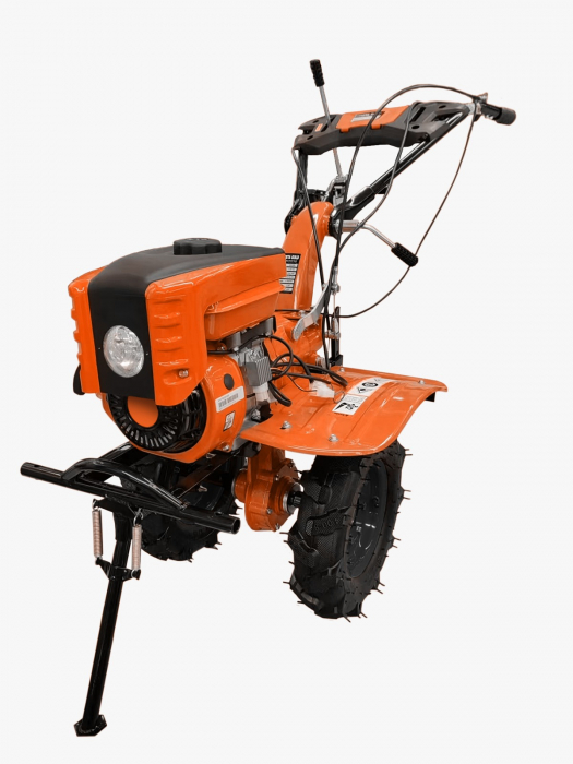 Motocultor Detoolz 8.5CP 212CC, benzina, 4T, 4 viteze, pornire manuala, cu roti [1]