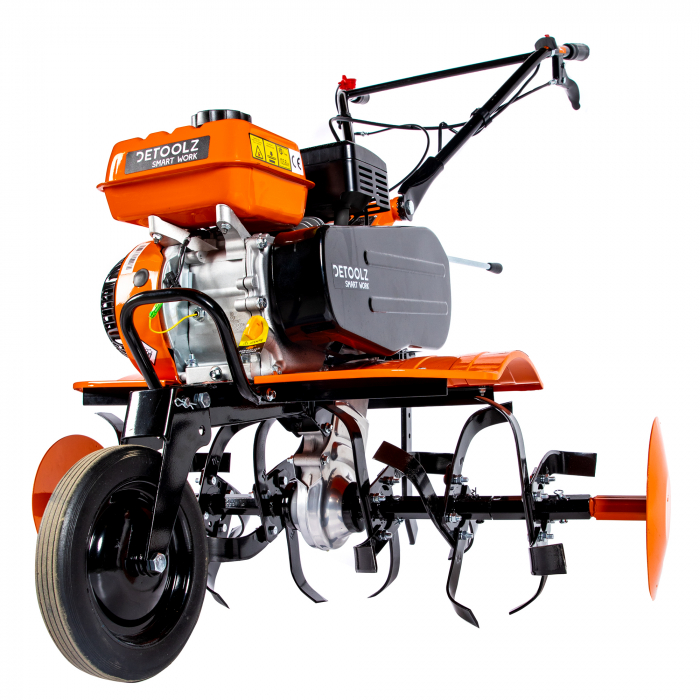 *OFERTA PROMO* Motocultor Detoolz 8CP 212CC, benzina, 4T, 3 viteze, pornire manuala, fara roti [10]
