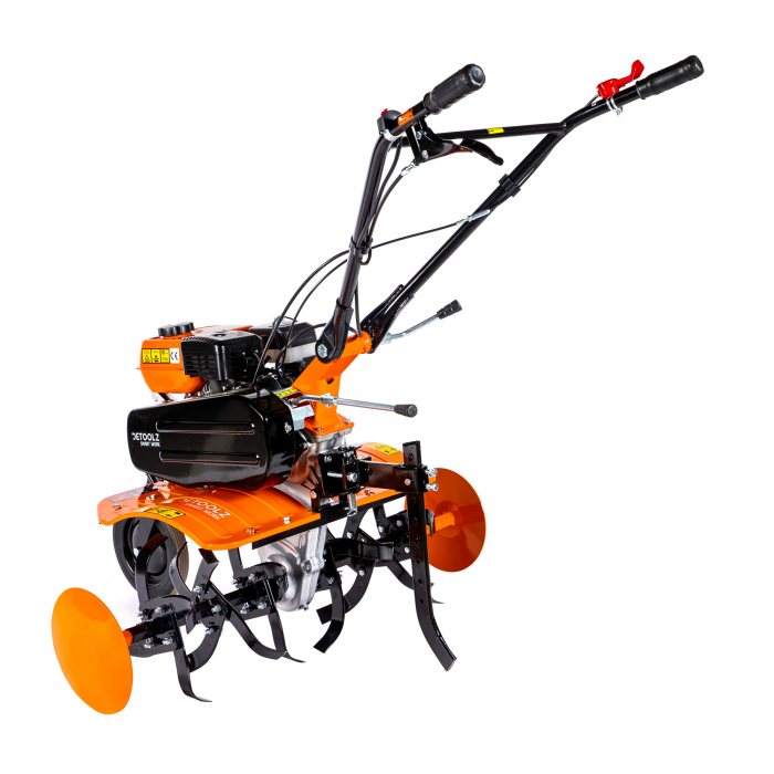 *OFERTA PROMO* Motocultor Detoolz 8CP 212CC, benzina, 4T, 3 viteze, pornire manuala, fara roti [14]