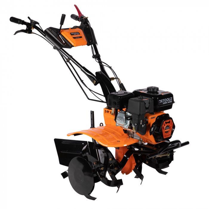 *Super Pret* Motocultor Detoolz DZ-M125, motor 4T, putere 7.5 Cp, adancime de lucru 34 cm, latime de lucru 83 cm, rarita ajustabila, roti metalice 3.5‐6 [3]