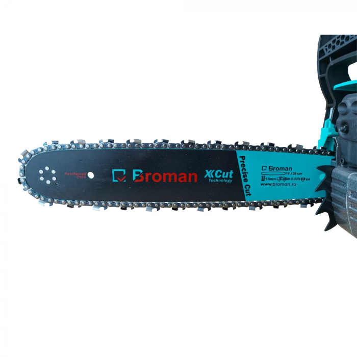 Motofierastrau Broman 5200+, 7.1 Cp, 5200 W, lama 16" [3]