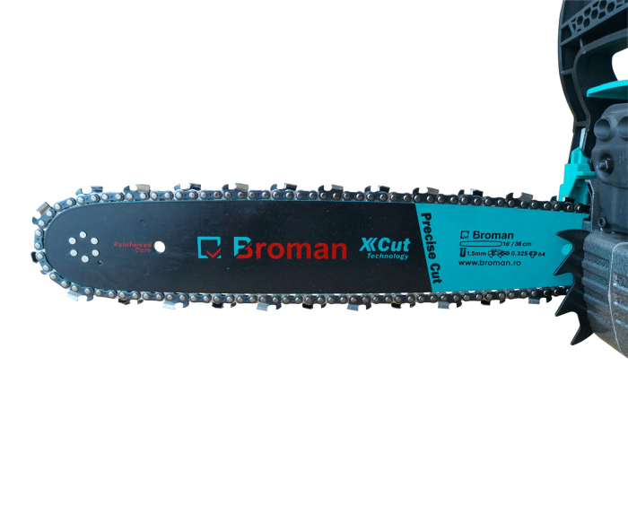 Motofierastrau Broman 5500+, 7.4 Cp, 5500 W, lama 16" [4]