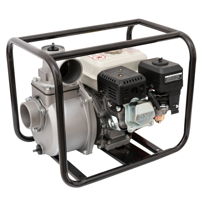 Motopompa pe benzina Wertcraft AGR 6.5 CP, 3", 60 mc/h, Abosortie 7M, Refulare vertical 30M, 120M Orizontal [2]