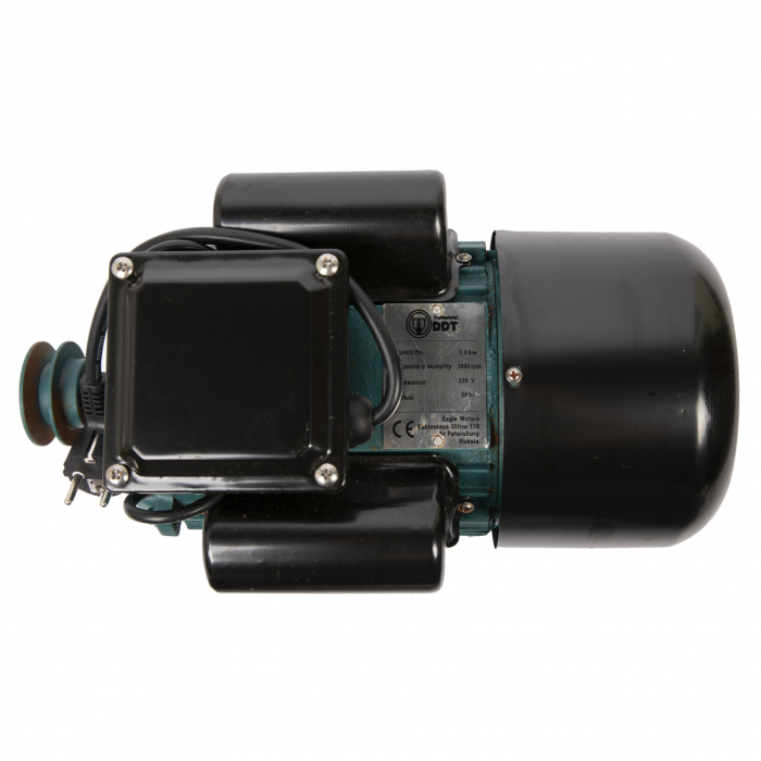 Motor electric monofazat, DDT, 3000 W, 3000 rpm, 2 condensatori, corp fonta [3]