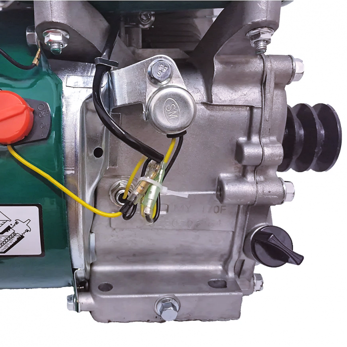 Motor pe benzina DDT Profesional 7.5 Cp, 4 timpi, 200 CC, 3.6 L Rezervor, Fulie dubla inclusa, 40 mm [7]