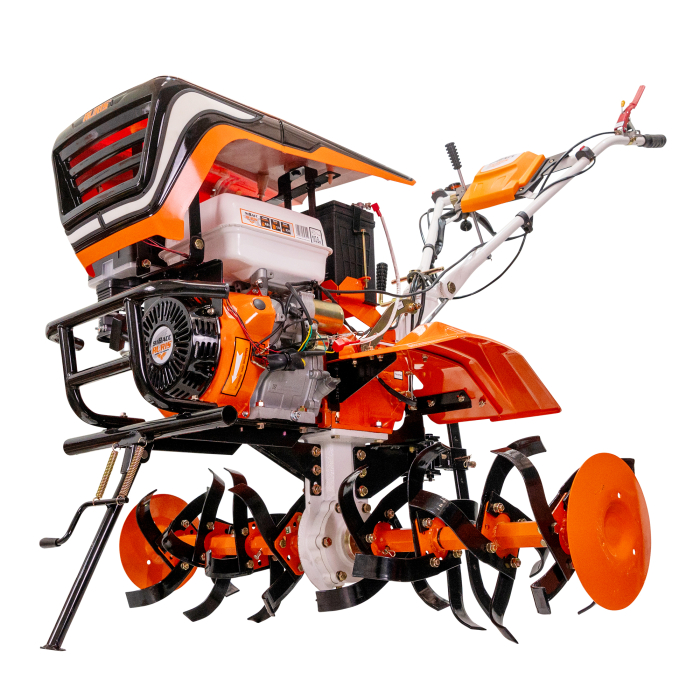 Motosapatoare ruris 918acc + roti cauciuc 6.00-12+rarita+plug reversibil rev2+roti metalice 500 [3]