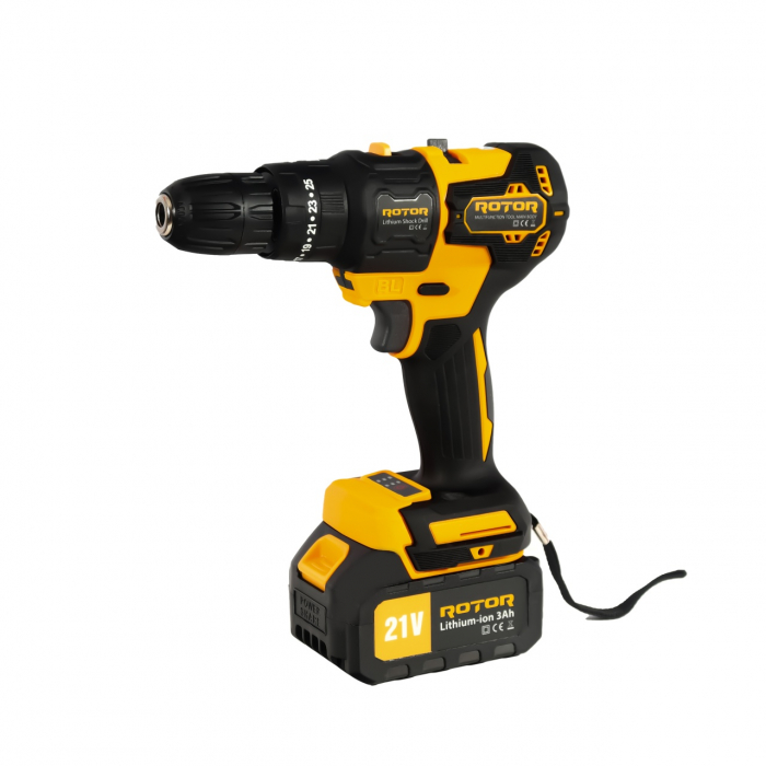 Multifunctional 5 in 1 pe acumulator ROTOR RTS1, 24000 rot/min, 21V/3Ah, Brushless [2]
