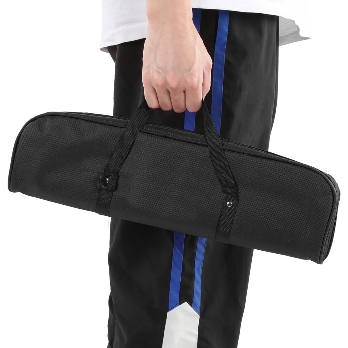 Muzicuta Melodica 32 Clape, Flippy, din ABS, pentru Incepatori, 45 x 13 x 7 cm, Include Husa si Suflator, Negru [3]