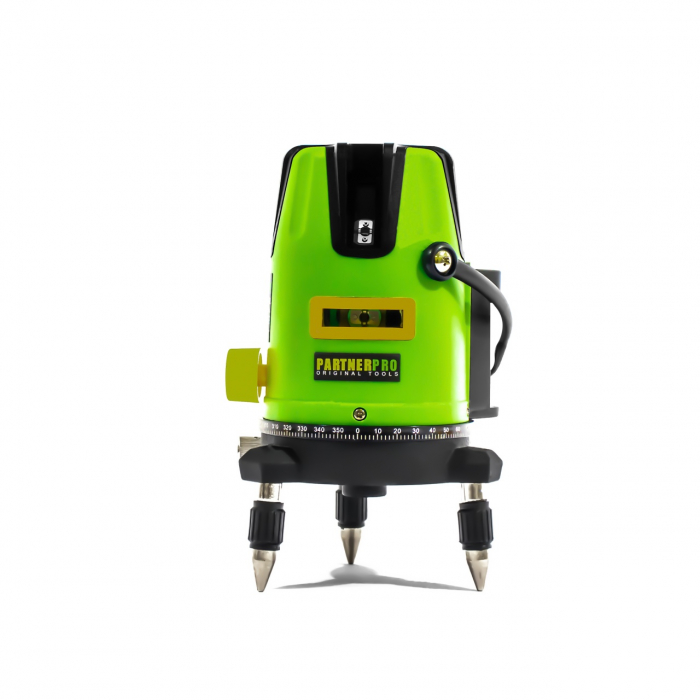 Nivela laser PARTNER PRO PLE-5D , 5 linii, ±2 mm/5m, 40 m, Timp de nivelare ≤ 5s [2]