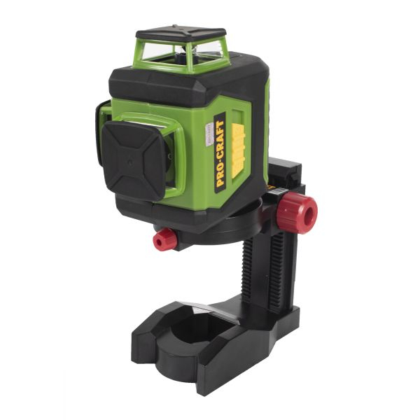 Nivela Laser Procraft LE-3G, de perete, 360 grade, 12 linii verzi + Suport + cutie pastrare [6]