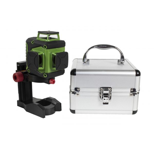 Nivela Laser Procraft LE-3G, de perete, 360 grade, 12 linii verzi + Suport + cutie pastrare [4]