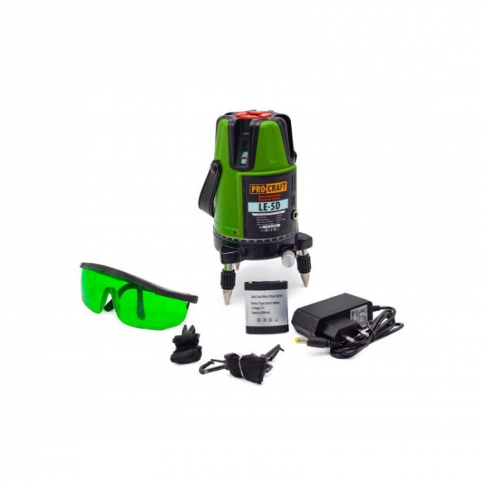 Nivela laser PROCRAFT LE-5D , 3.7 V / 2200 mAh [4]
