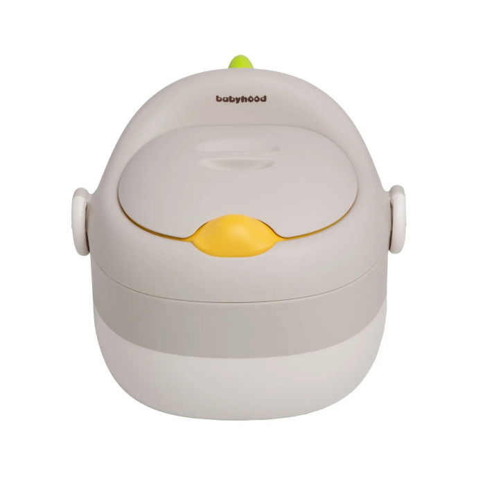 Olita pentru Copii, Flippy, 3 in 1, Detasabila, Inaltator, Reductor WC, cu Capac, 100 de Saci de Unica Folosinta, Gri [6]