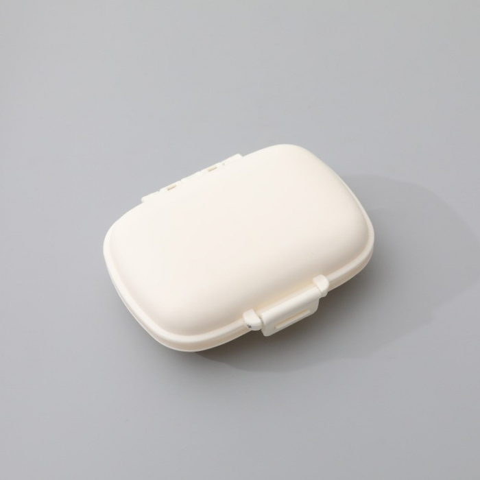 Organizator medicamente, Plastic, 8 compartimente, 0.1 L, Alb, Flippy, 11 x 7 cm [3]
