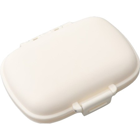 Organizator medicamente, Plastic, 8 compartimente, 0.1 L, Alb, Flippy, 11 x 7 cm [1]
