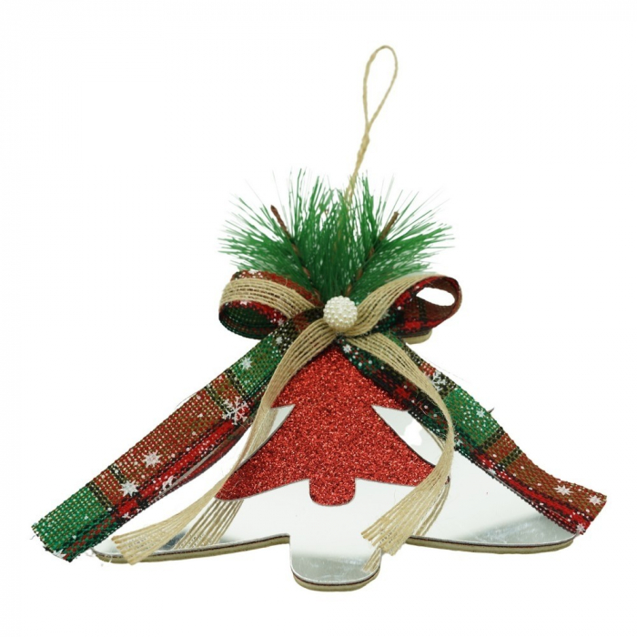 Ornament brad, Flippy, Brad, Argintiu, Lucios, 14*15CM, Acril, Interior/ Exterior [1]
