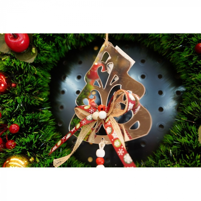 Ornament brad, Flippy, Brad, Argintiu, Lucios, 14*26CM, Acril, Interior/ Exterior [9]