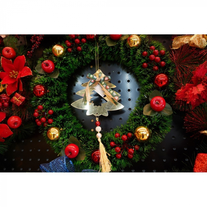 Ornament brad, Flippy, Brad, Auriu, Lucios, 14*26CM, Acril, Interior/ Exterior [7]