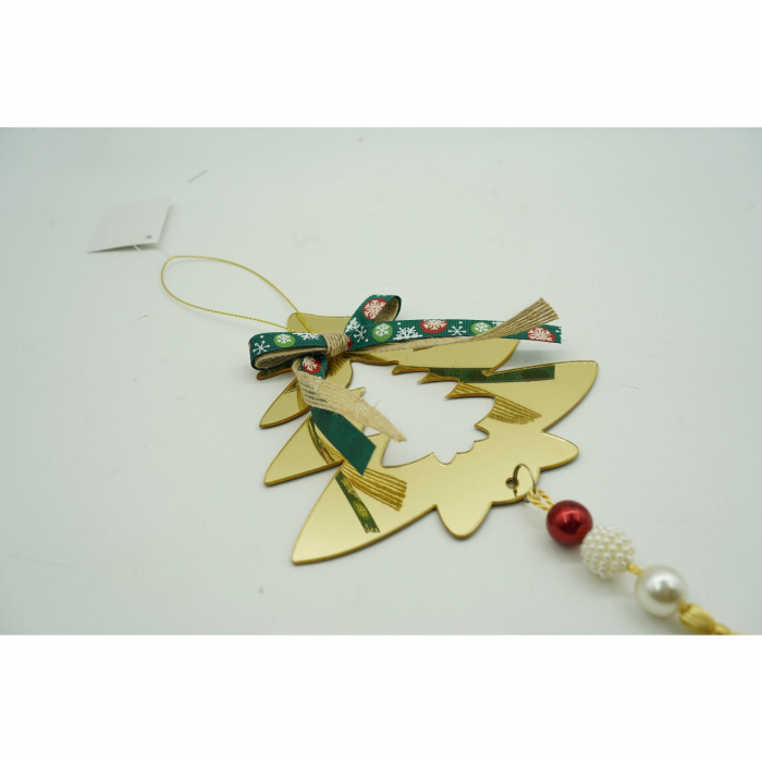 Ornament brad, Flippy, Brad, Auriu, Lucios, 14*26CM, Acril, Interior/ Exterior [5]