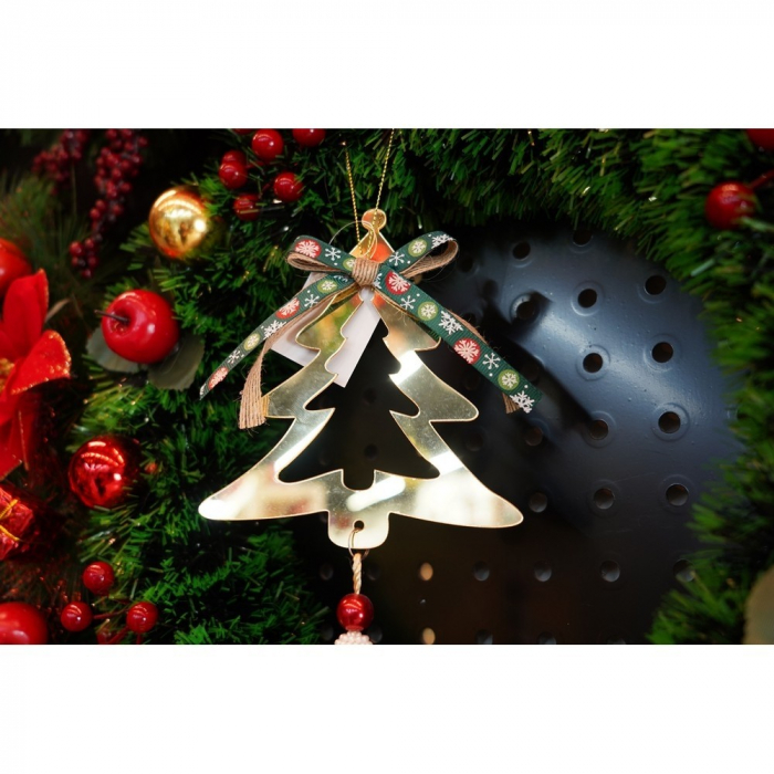 Ornament brad, Flippy, Brad, Auriu, Lucios, 15*28CM, Acril, Interior/ Exterior [8]