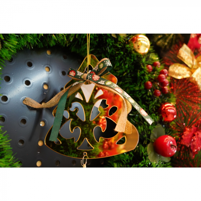 Ornament brad, Flippy, Brad, Auriu, Lucios, 15*28CM, Acril, Interior/ Exterior [3]