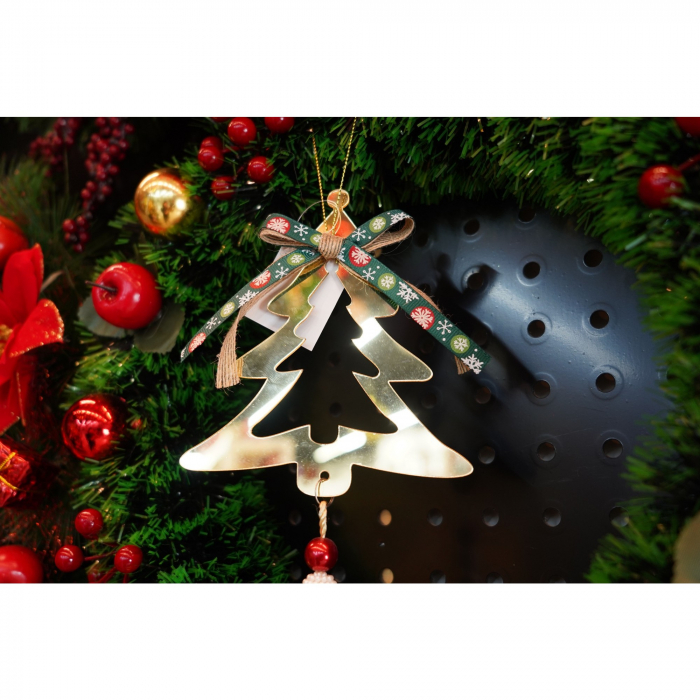 Ornament brad, Flippy, Brad, Auriu, Lucios, 15*28CM, Acril, Interior/ Exterior [3]