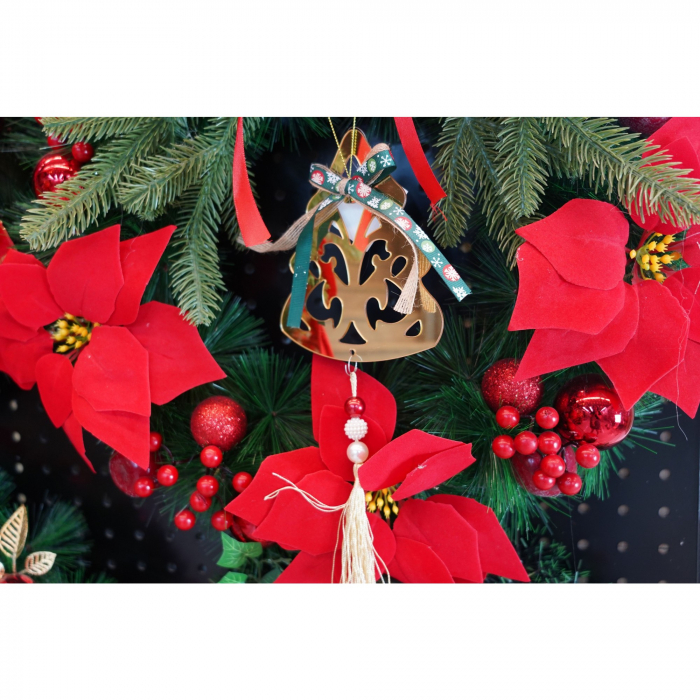 Ornament brad, Flippy, Brad, Auriu, Lucios, 15*28CM, Acril, Interior/ Exterior [4]