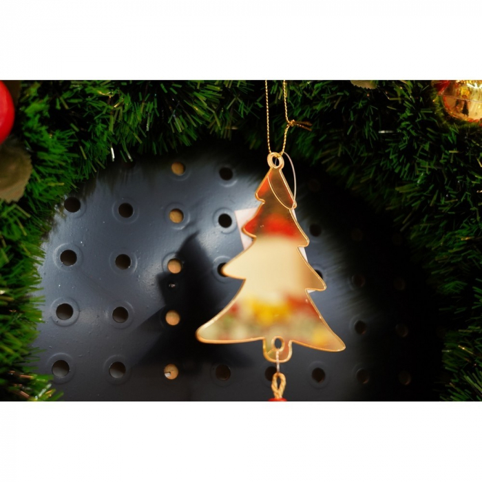 Ornament brad, Flippy, Brad, Auriu, Lucios, 8*23CM, Acril, Interior/ Exterior [8]