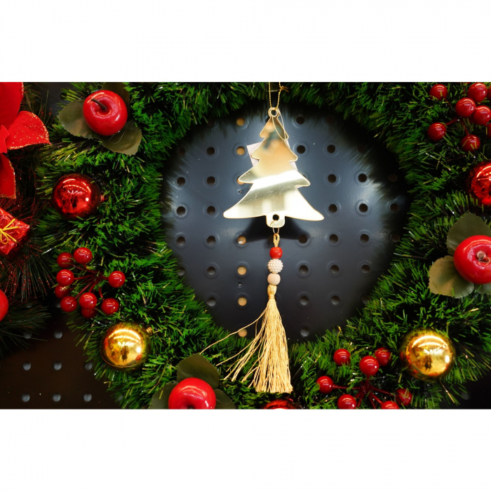 Ornament brad, Flippy, Brad, Auriu, Lucios, 8*23CM, Acril, Interior/ Exterior [2]